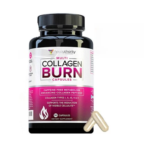 Multi Collagen Burn Capsules For Weight Promote Metabolism Fat Burning 90 Pills