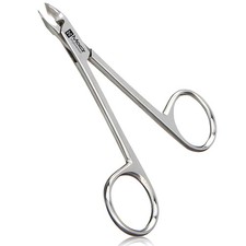 Cuticle Nipper Surgical Stainless Steel, Precision Half-Jaw Blades, Ergonom...