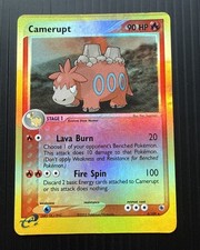 Camerupt 4/109 Ruby and Sapphire Rare Reverse Holo Heavy play on eBay