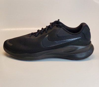New Nike Revolution 7 Wide Black Off Noir Men's Running Shoes Sneakers Size 10