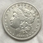1891-CC $1 Morgan Dollar CARSON CITY 90% Silver US Coin - SPITTING EAGLE