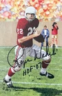 ROGER WEHRLI SIGNED GOAL LINE ART CARD~FOOTBALL HALL OF FAME~HOF AUTO~CARDINALS