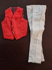 Vintage 1960's Mattel Ken (Barbie) VICTORY DANCE Outfit  Vest and Pants #1411