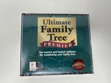 Ultimate Family Tree Premier Software CD, 1998 Win 3.1  Windows 95 BRAND NEW