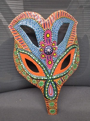 Tiki Mask African aborigine Tribal mask Deisy Cuba - Image 1 of 4