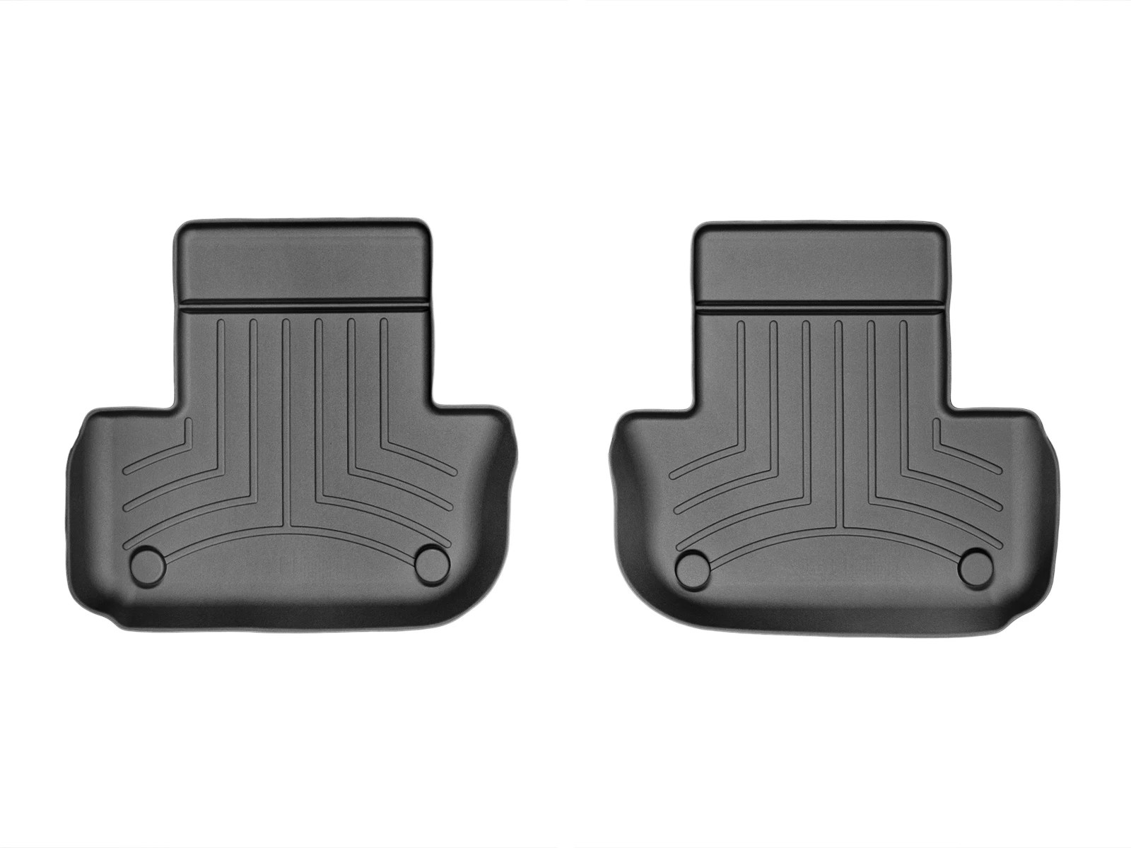 WeatherTech FloorLiner for 2017-2024 Maserati Ghibli - 2nd Row, Black