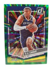 2023-24 Panini Donruss E.J. Liddell #190 Green Holo Laser New Orleans Pelicans 