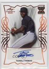 2021 Leaf Trinity Tahnaj Thomas #BA-TT1 Auto 2a9