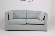 John Lewis Sofa bed in Aqua Clean Baby Blue Booth Medium