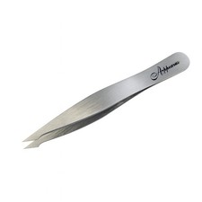 Slant Point Combo Tweezers Stainless Steel Precision Hair Removal - AT25805x1