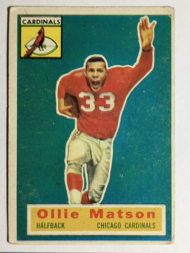 Ollie Matson #58 1956 Topps card