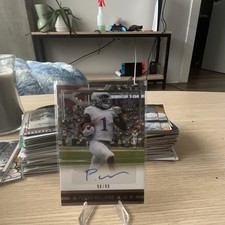 Leaf Ultimate Draft Pooka Williams Jr. Rookie Auto GLR-PWJ Kansas Jayhawks 96/99