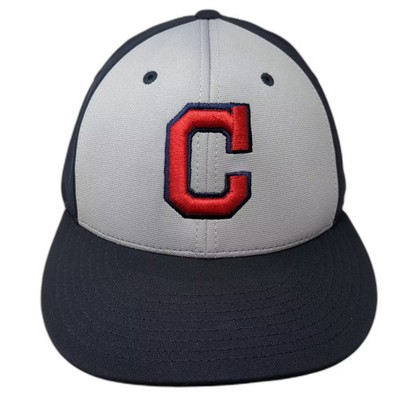 Richardson Baseball Cap Blue Gray XL Aces Embroidered Pulse Flexfit Logo Hat