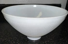 Vintage Corning 824160 White Milk Glass 10” Waffle Torchiere Lamp Light Shade