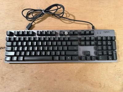 Logitech K840 Mechanical Keyboard with Romer G Switches  - Black Missing One Cap