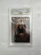 CAITLIN CLARK 2024 PANINI SELECT #AS1 ARTISTIC SELECTION CHROME ROOKIE - AGS 9.5