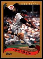 Barry Larkin 2002 Topps #85 Cincinnati Reds MLB READ FREE SHIPPING AutographDen