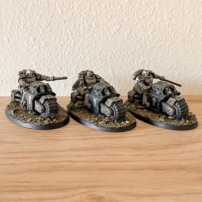 Warhammer 40k Silver Skulls - Painted Outriders Squad - Item 204-11