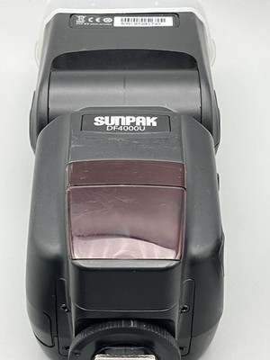 Sunpak DF4000U External Flash For Canon & Nikon Cameras DSLR