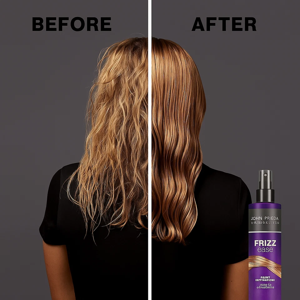 Acondicionador John Frieda Frizz Ease 8 oz, anti-frizz, protector térmico y reparación Foto 3 de 4