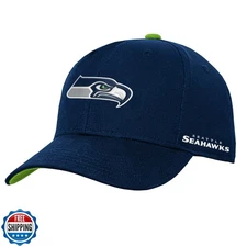 NFL Kids Youth 8-20 Official Primary Logo Wordmark Adjustable Snapback Hat Ca