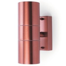 Copper Up Down Outdoor Wall Light GU10 IP44 Outside Wall Light