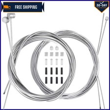 Complete MTB Brake and Shifter Cable Set - 200cm Stainless Steel Replacement Kit