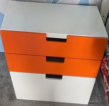 IKEA Stuva Loft Bed orange Draws -  Pack 3 Drawers