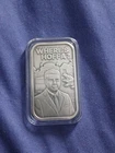 1oz 999 Fine Silver Where's Jimmy Hoffa? Bar With Sticker And COA In Capsule