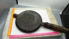 Vintage Slant Logo Griswold Cast Iron American #8 Large Logo Waffle Iron No Base