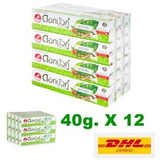 12X40g Twin Lotus Dok Bua Ku Herbal Natural Toothpaste Reduce Bacteria Plaque