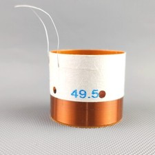 1PCS 49.5mm Woofer Bass Voice Coil With Venting Hole 2-layer Round Copper Wire