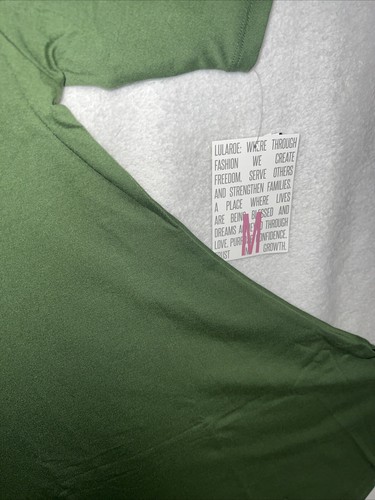 Lularoe Medium Perfect T/12-18 Unicornio 🦄 Verde Sólido Ejército M Nuevo Unicornio Completo 14 - Imagen 6 de 12