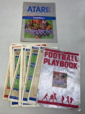 RealSports Football Atari 5200 Manual with Playbook
