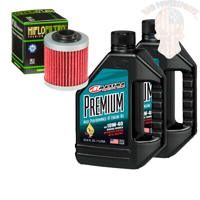 Oil And Filter Change Kit For 2011 Can-Am DS 450 XXC Maxima Premium 4 10W-40