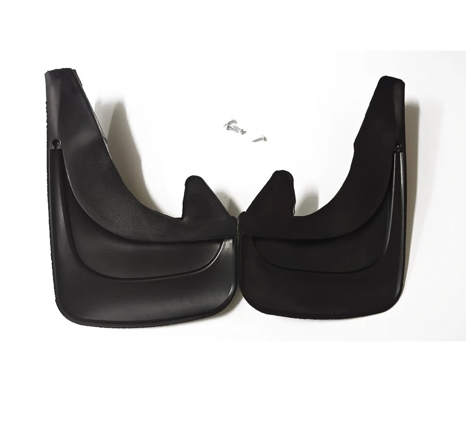 4 piezas guardabarros guardabarros guardabarros protectores contra salpicaduras para guardabarros de coche SUV negro abs plástico suave Foto 4 de 4