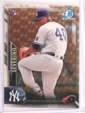 Marketplace image: 2016 Bowman Chrome Luis Severino #67 Superfractor #D 1/1 Yankees