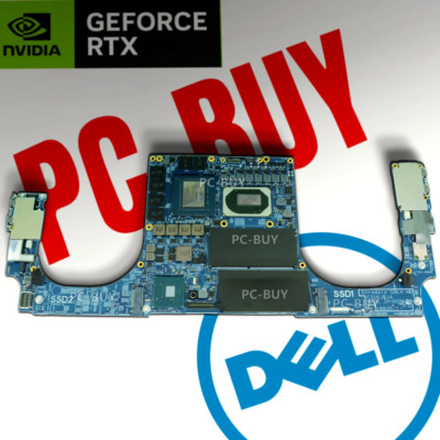 DELL XPS 17 9700 Laptop Motherboard intel Xeon W-10855M Quadro RTX 3000  K7XXD