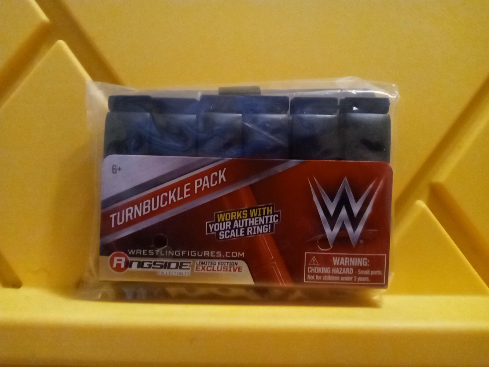 WWE Mattel Elite Black Turnbuckle Pack Authentic Scale Ring Wicked Cool