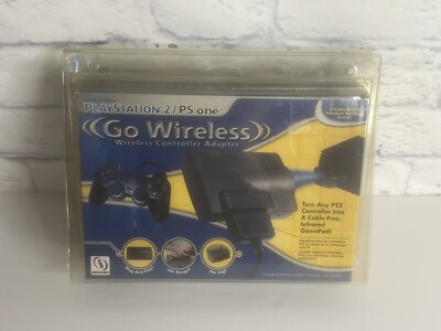 InterAct Go Wireless PlayStation 2/PS 1 One Wireless Controller Adapter SEALED