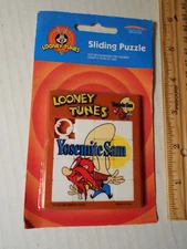 LOONEY TUNES YOSEMITE SAM SLIDING PUZZLE Unused 1997 Vintage