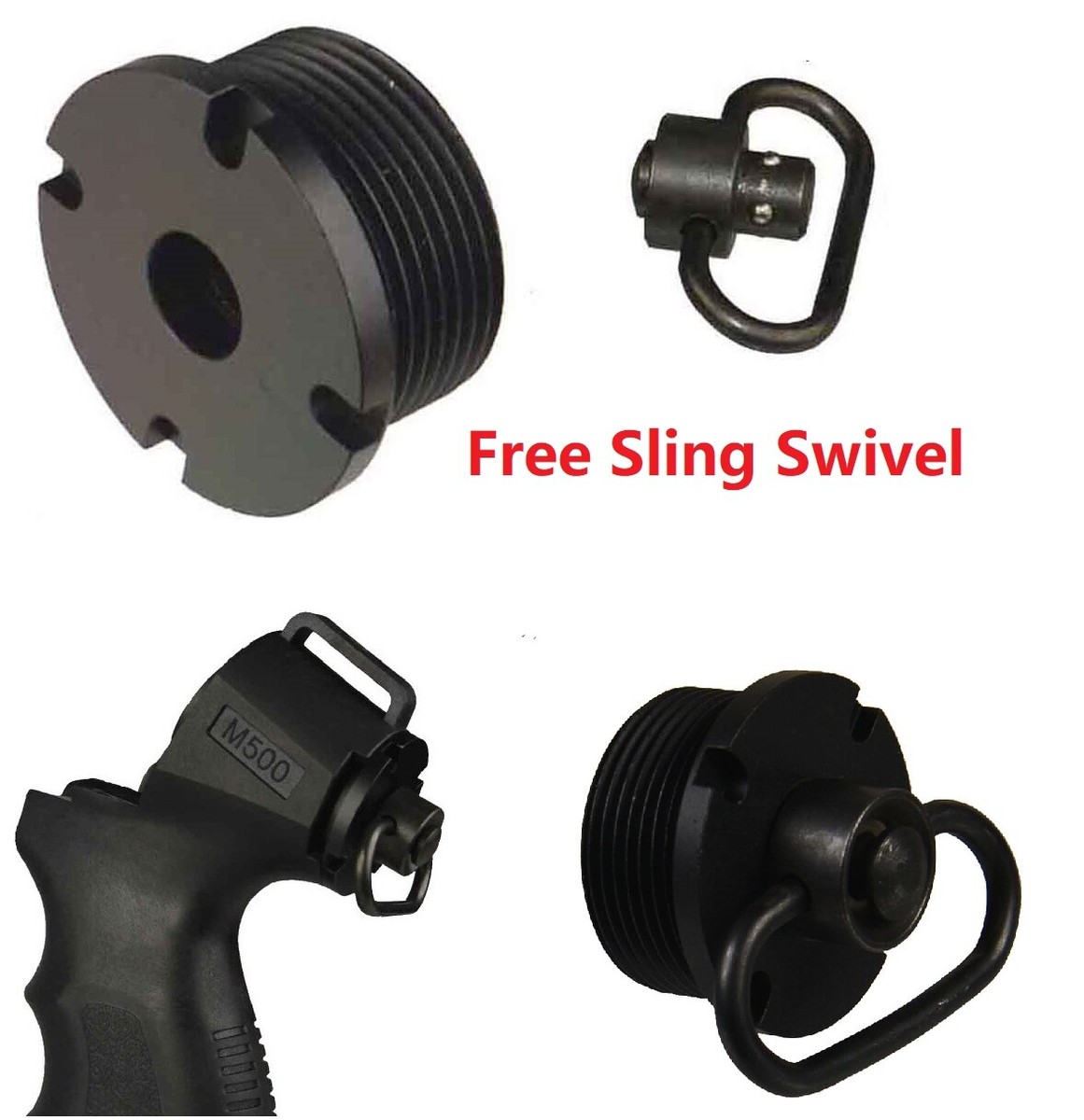 マール Mossberg 500 535 590 12/20 Maverick 88 Grip End Cap Plug Free