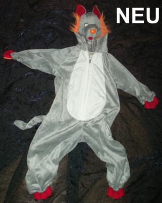 Costume Il Lupo Cattivo Costume Per Bambini 92-98 Carnevale