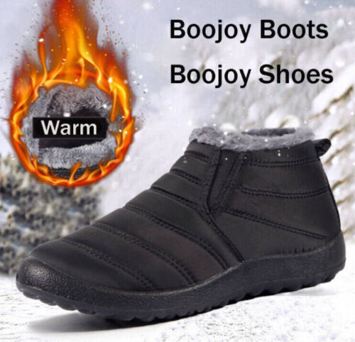 Winter Boots, Men Womens Winter Snow Boots Waterproof Anti-Slip Booties - Bild 1 von 16