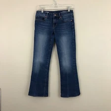 Gap 1969 Womens Sexy Boot Jeans 26P Denim Medium Wash