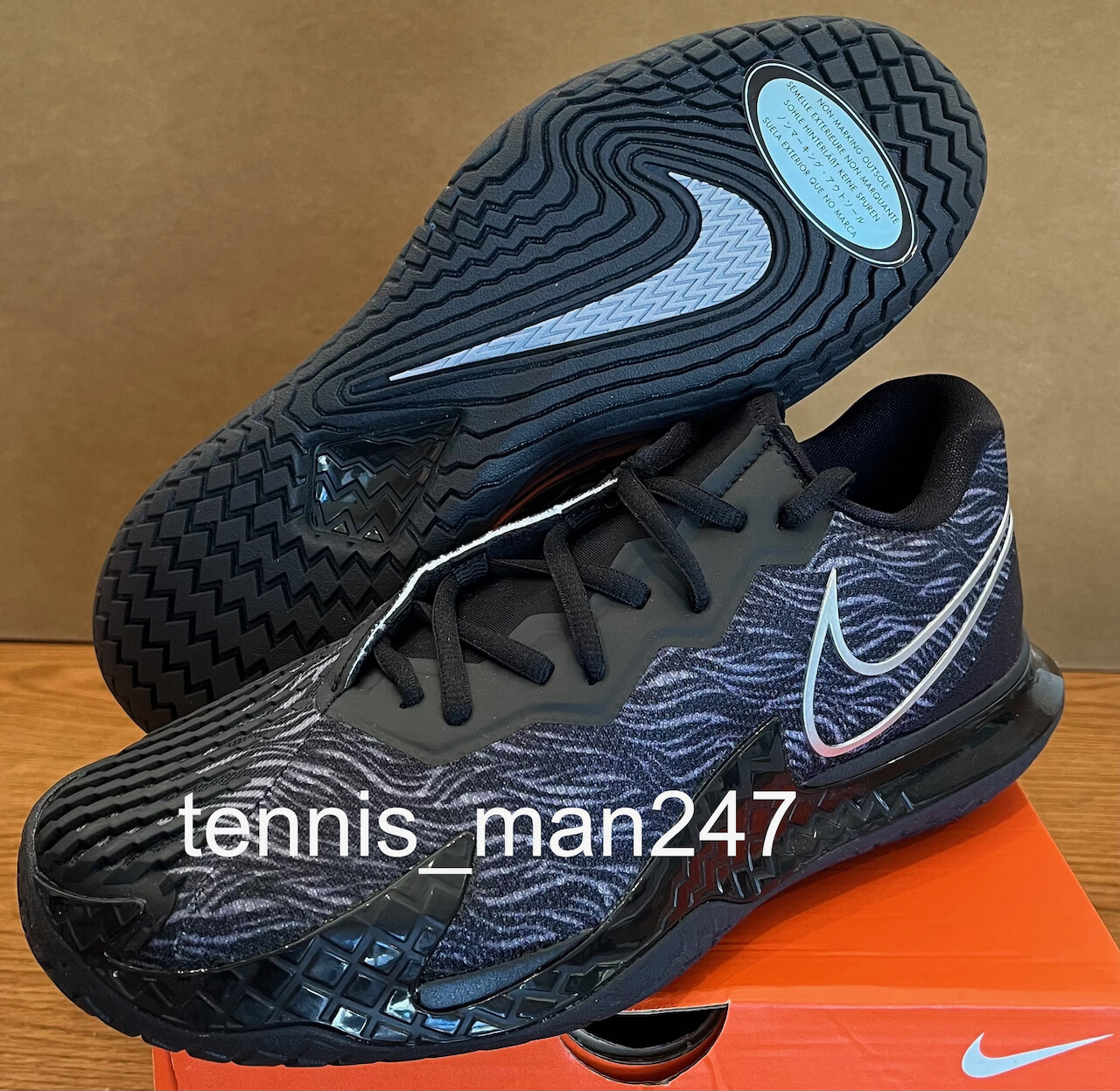 Nike Rafa Nadal X Woods Zoom Vapor Cage Tennis 3 Federer 9 NEW | eBay