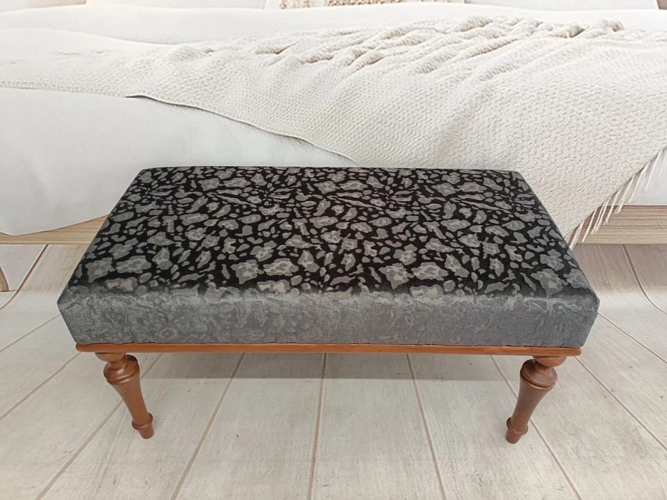 Upholstered bench, Purse bench, Hallway bench, Bench with cushion, Window bench - Image 4 of 4