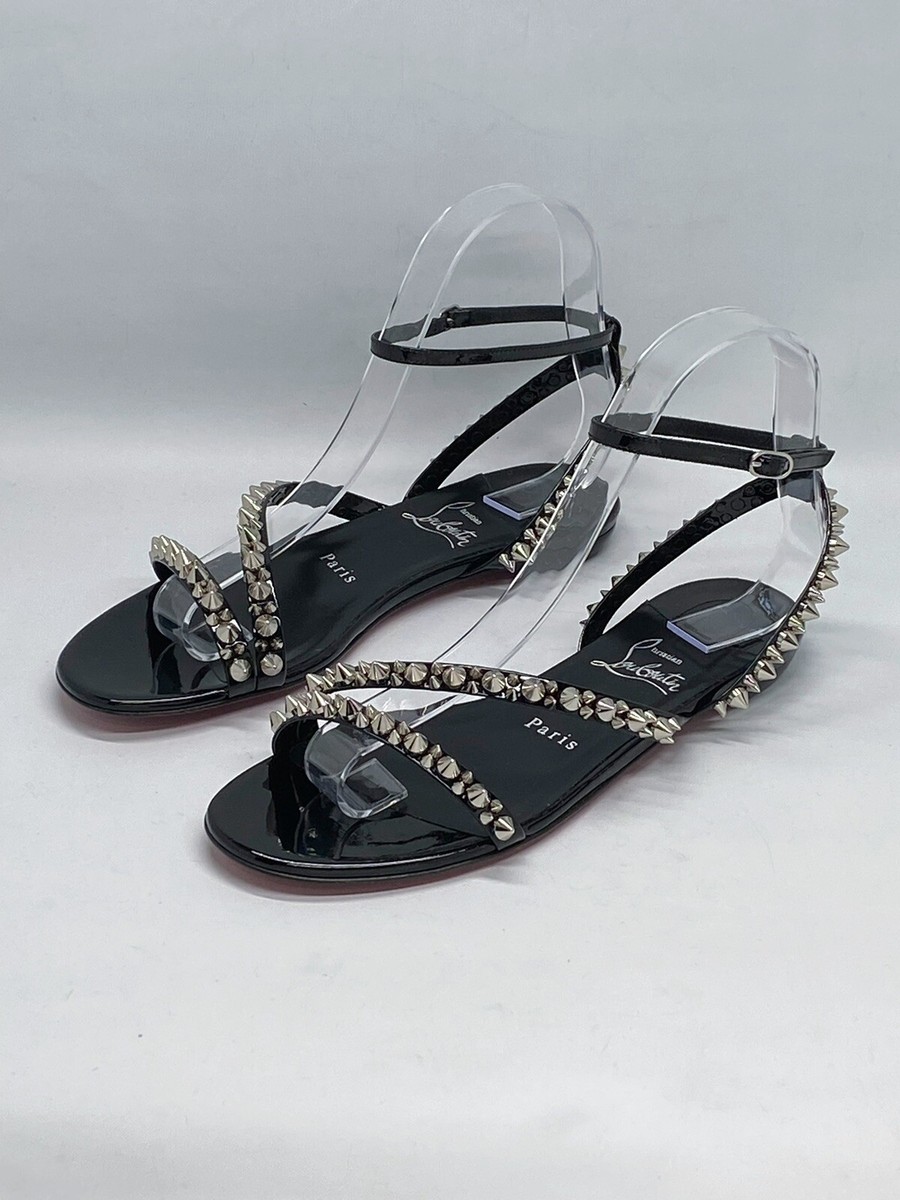Christian Louboutin Mafaldina Spikes Ankle Strap Sandal size 36
