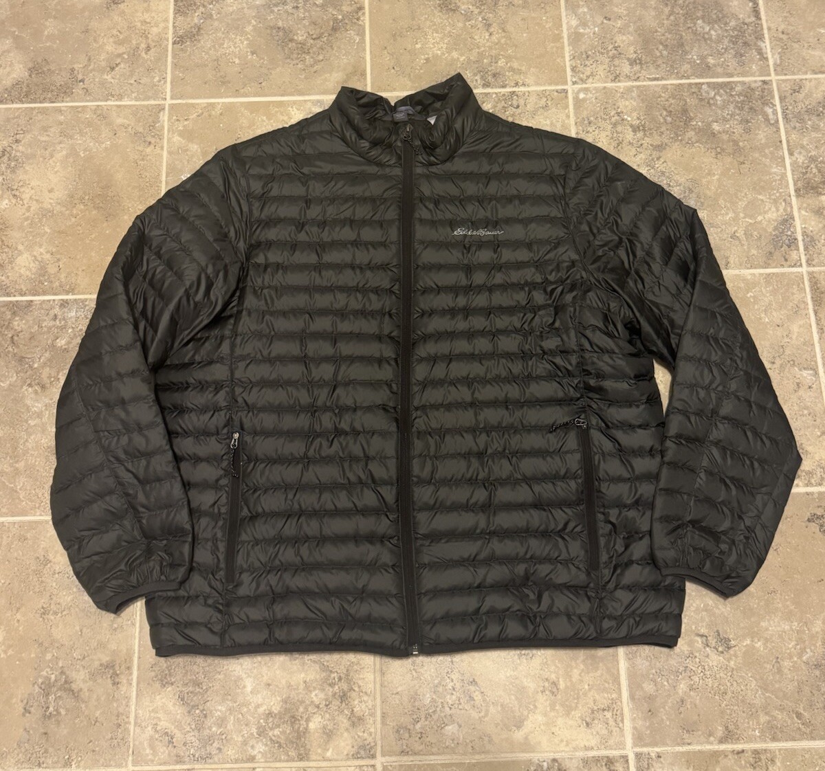 Eddie Bauer Men's Down Packable Jacket Black XXL