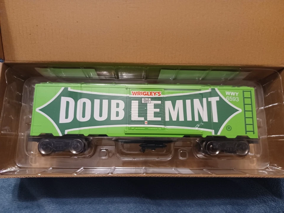O Gauge Box Car - DOUBLEMINT GUM - New Item - Never Ran - Free Shipping - Image 2 of 4